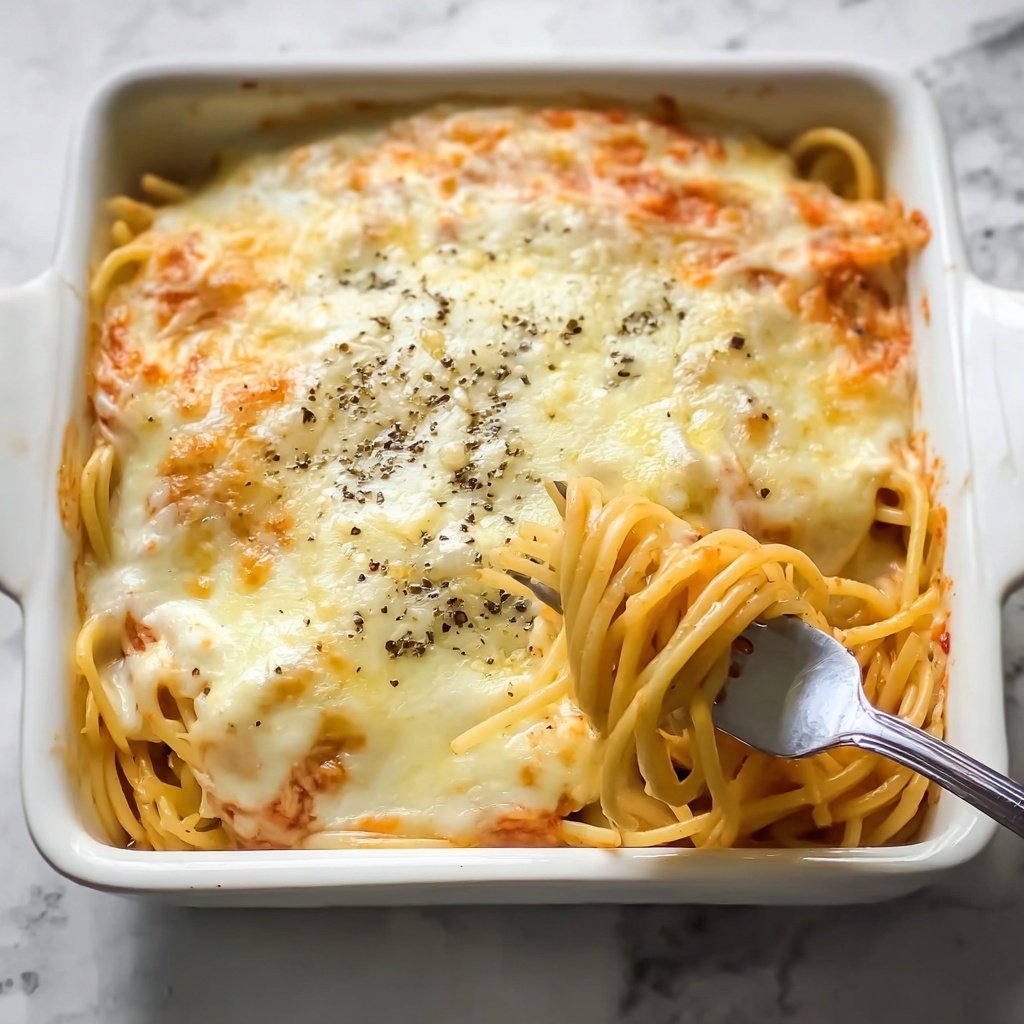 Baked Cream Cheese Spaghetti Recipe - Recipe Image