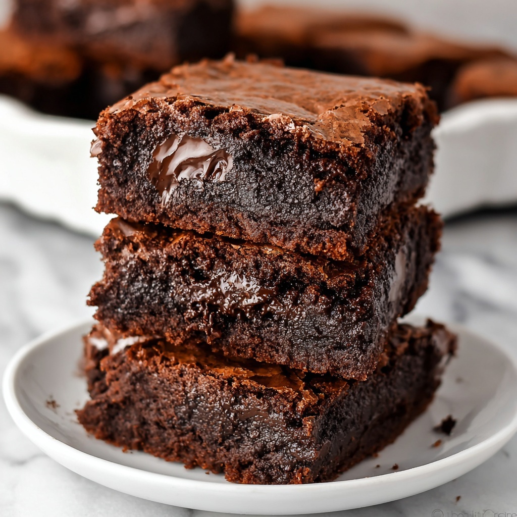 World's Best Fudgiest Brownies Recipe - Recipe Image