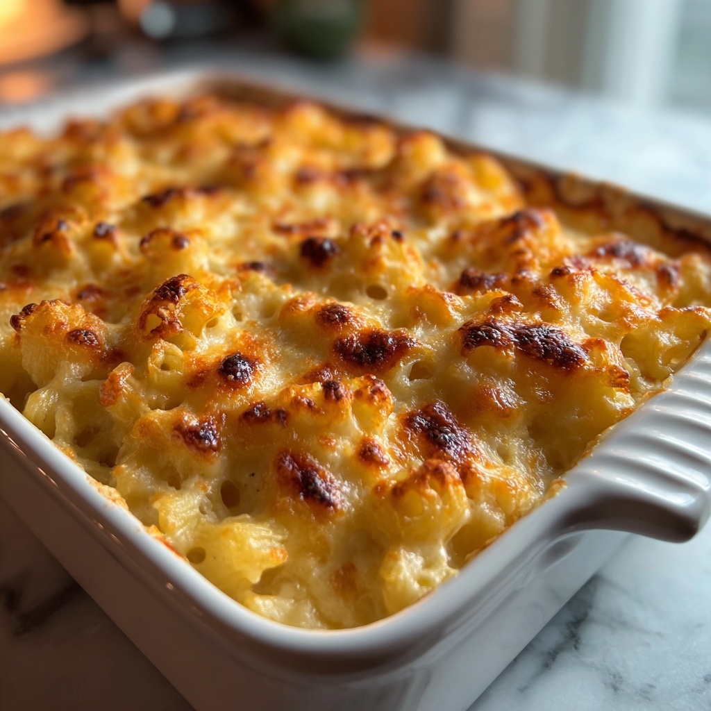 High Protein Baked Mac and Cheese: 5 Cozy Comforts Recipe - Recipe Image