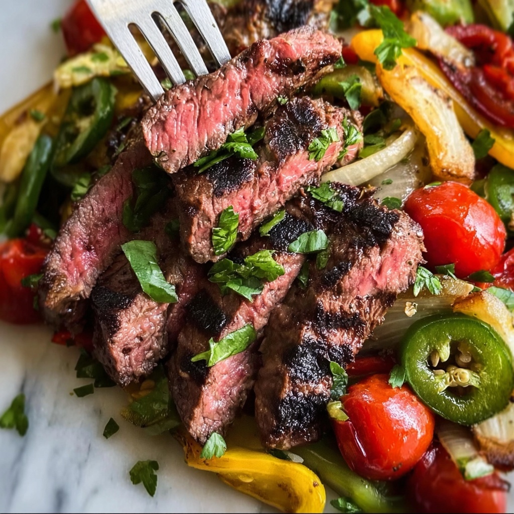 Flavor-Packed Steak Fajita Pasta Salad for Summer Fun Recipe - Recipe Image