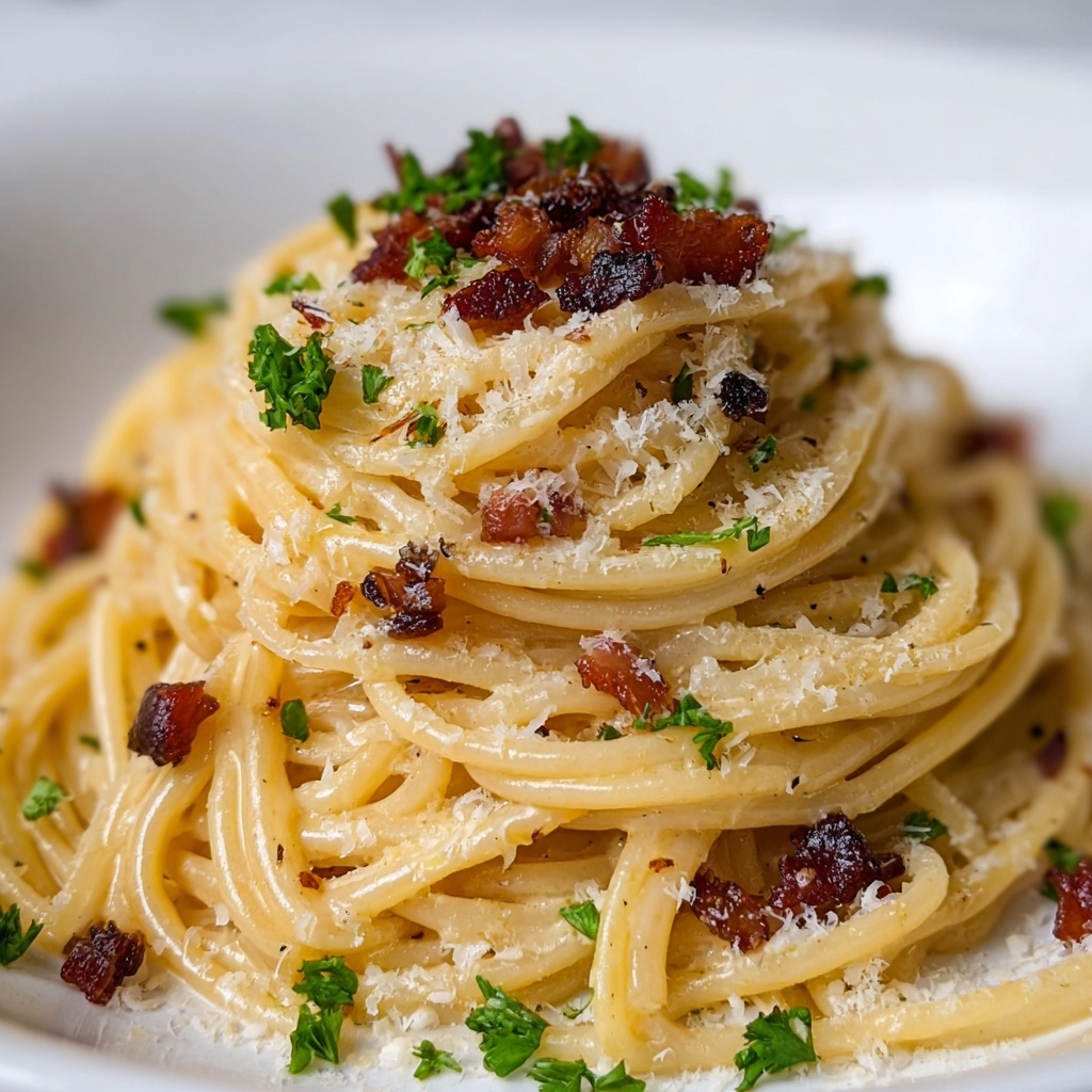 Miso Carbonara: A Creamy Twist on Classic Comfort Food Recipe - Recipe Image