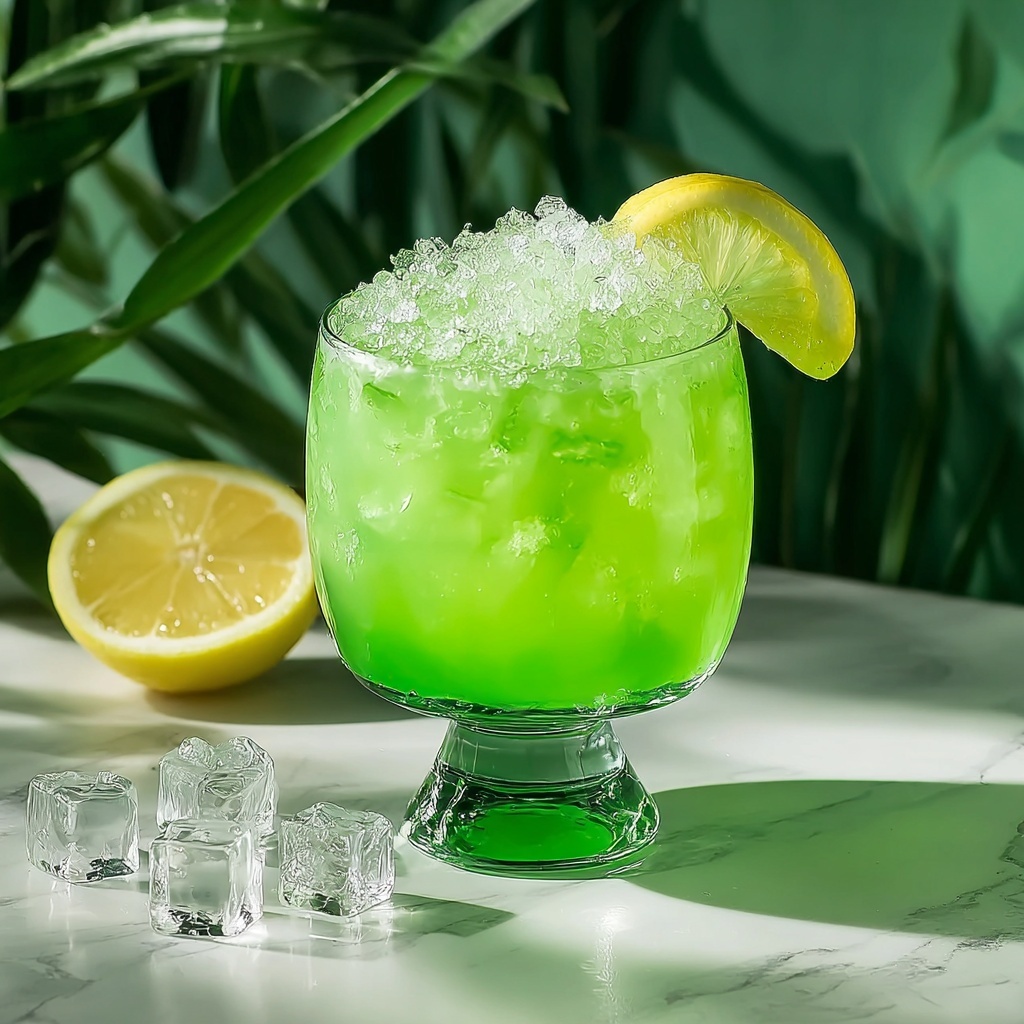 Green Gator Cocktail – A Refreshing Tropical Delight Recipe - Recipe Image