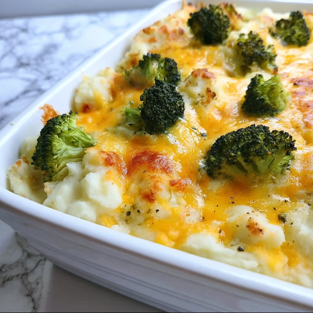 Broccoli Cheddar Potatoes Recipe - Recipe Image
