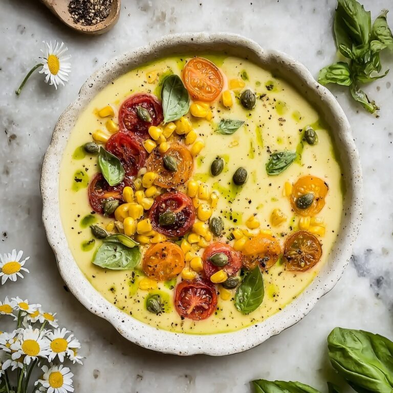 Summer Sweet Corn Gazpacho Recipe