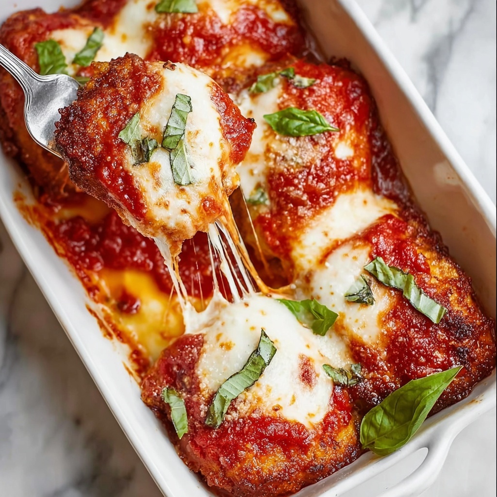 Easy Baked Eggplant Parmesan Recipe - Recipe Image