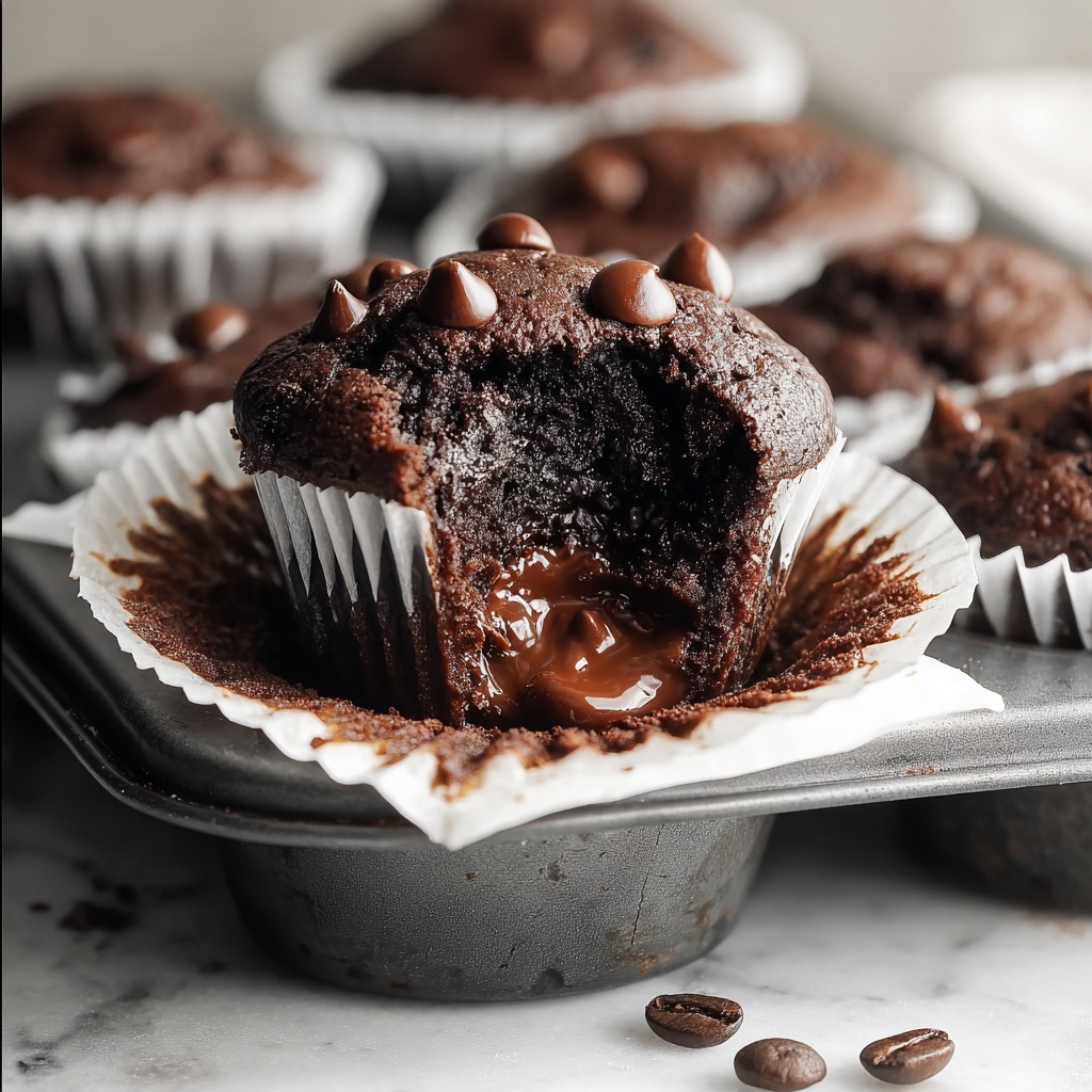 Double Chocolate Espresso Muffins Recipe - Recipe Image