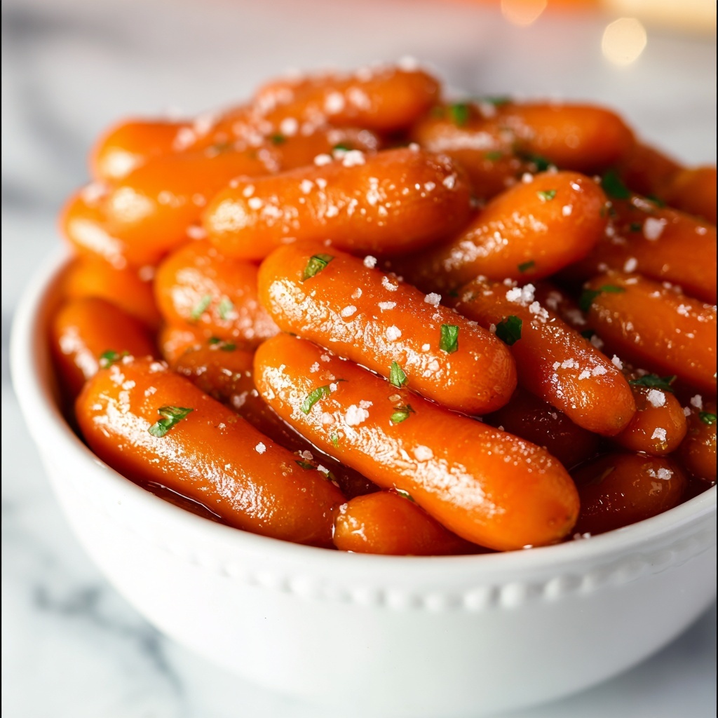 Slow Cooker Maple & Brown Sugar Glazed Carrots Recipe - Recipe Image