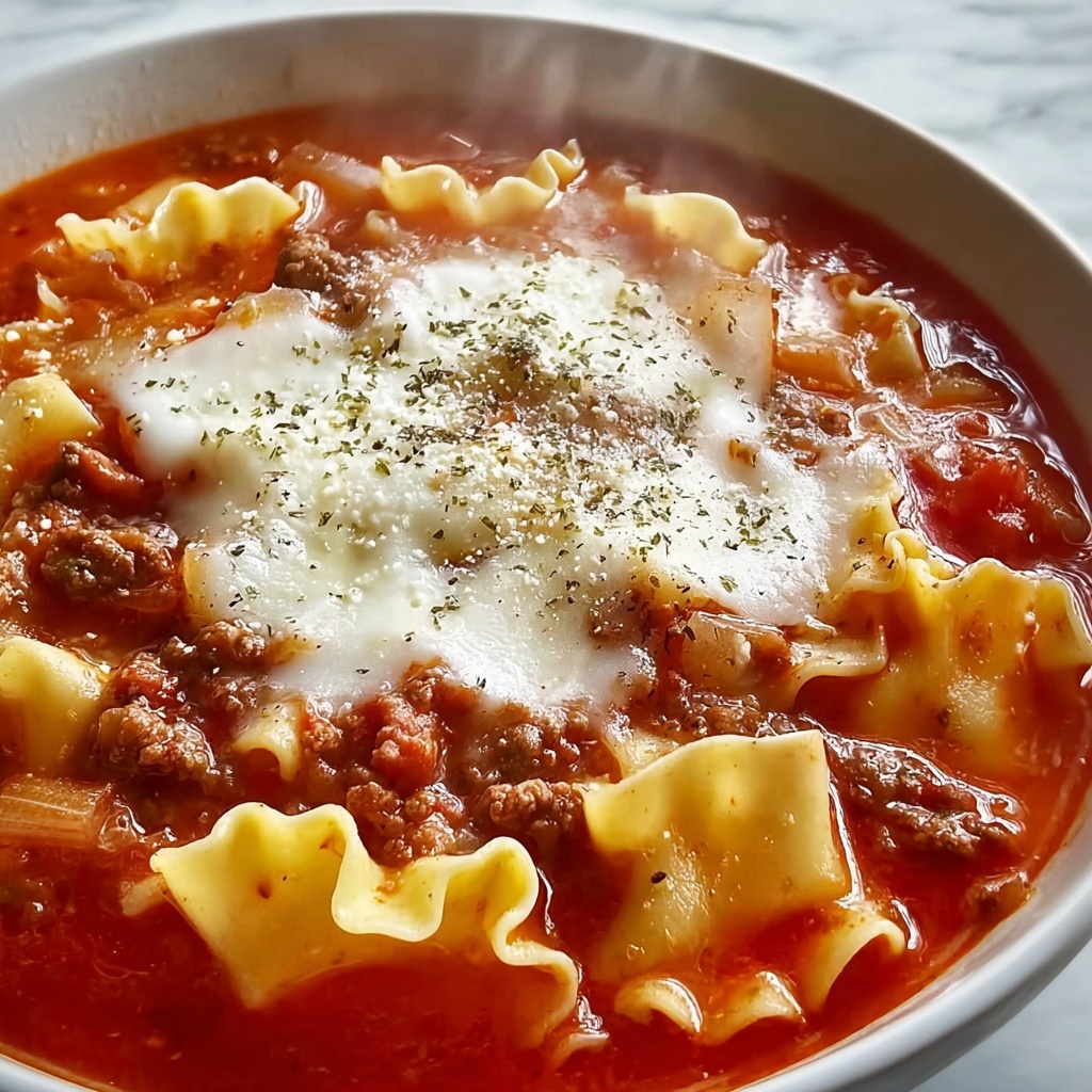 Lasagna Soup: 5 Steps to Comfort in a Bowl Recipe - Recipe Image