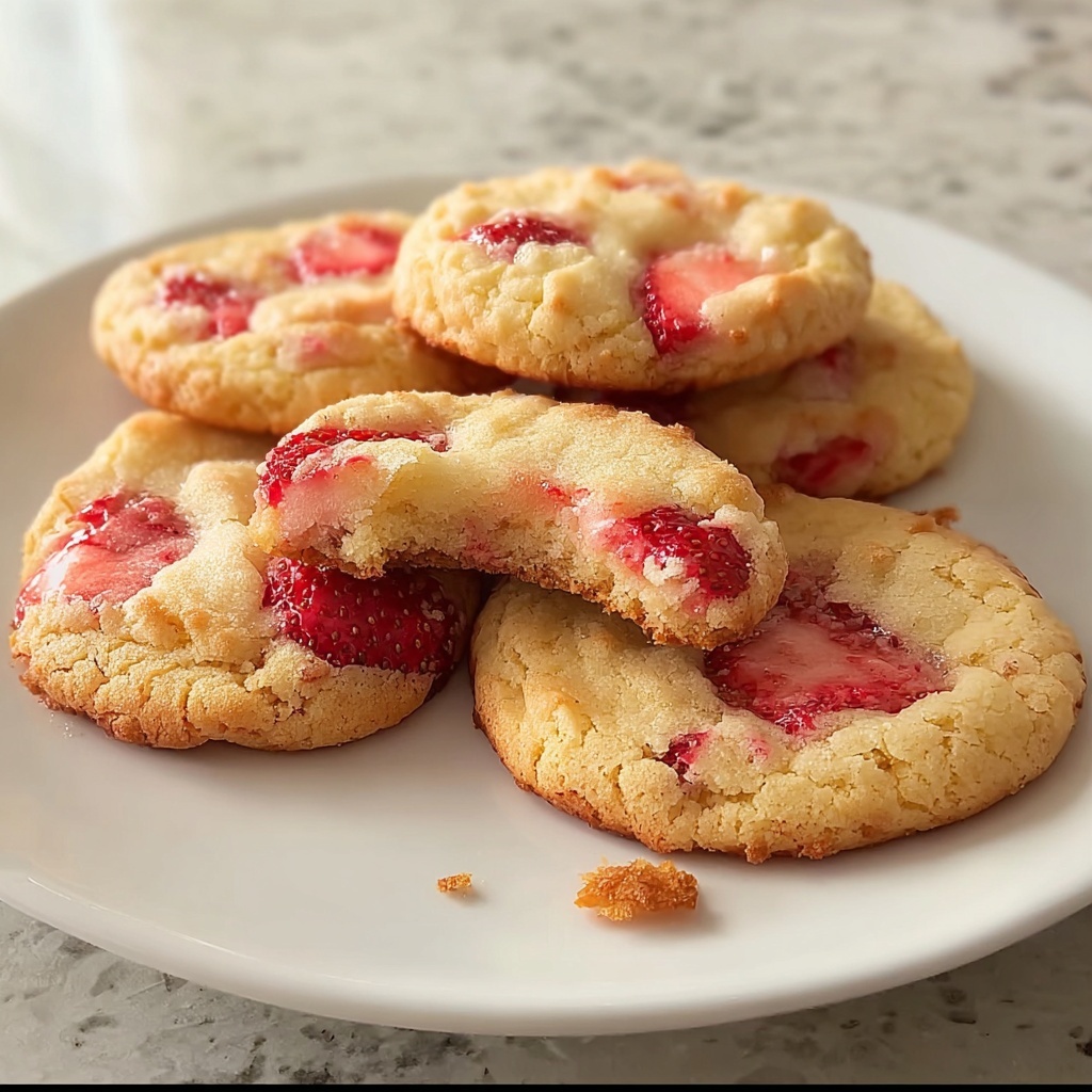 Strawberry Cookies: 7 Irresistible Treats That Delight Recipe - Recipe Image