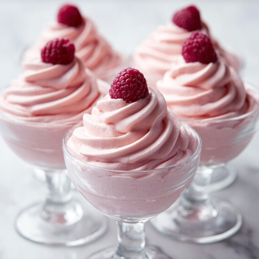 Raspberry Mousse Dessert Recipe - Recipe Image