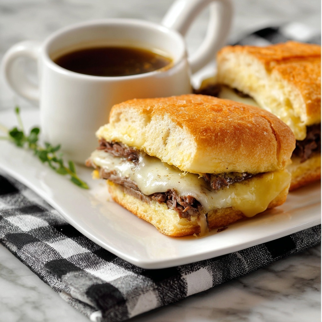 Slow Cooker French Dip Sandwiches Recipe - Recipe Image