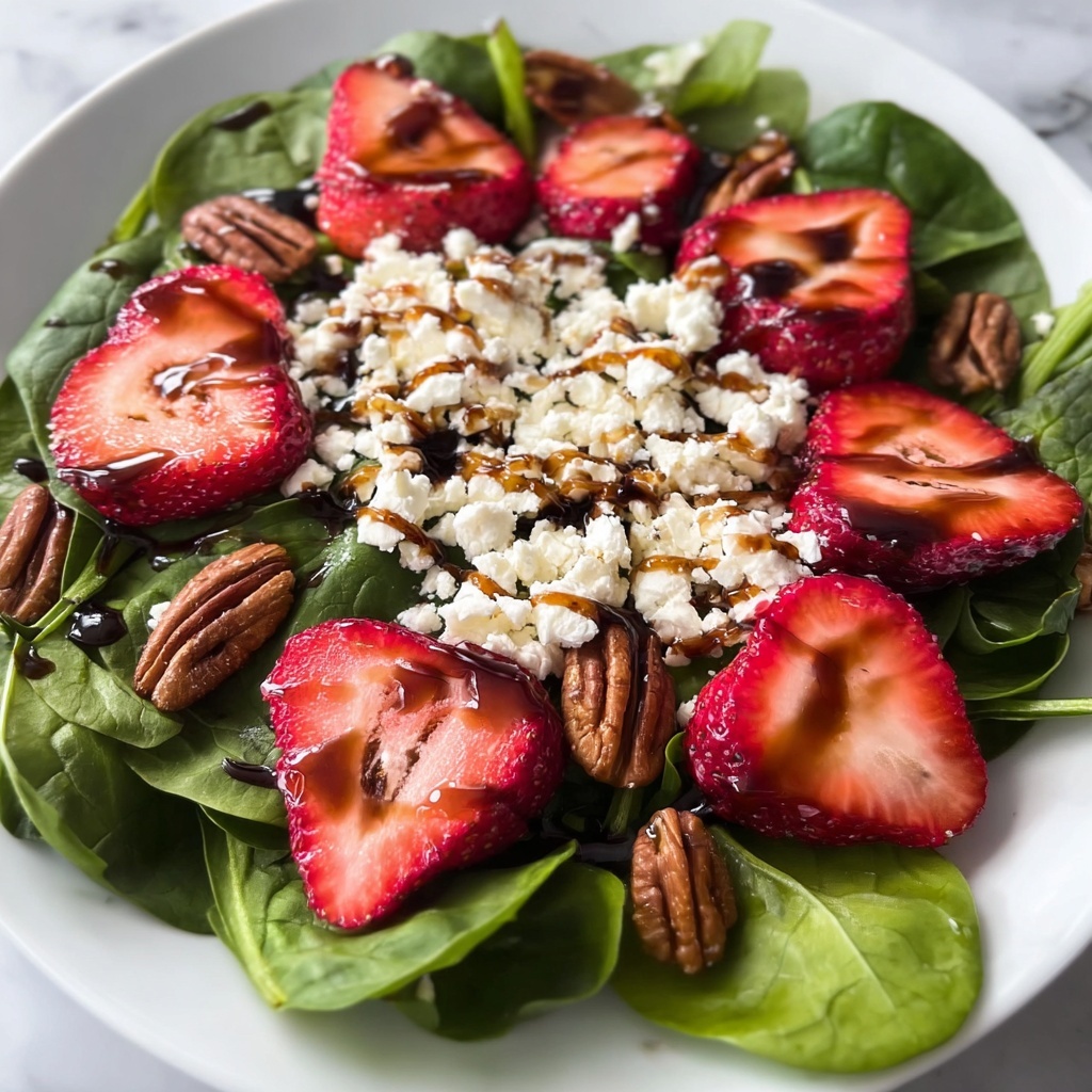 Strawberry Pecan Spinach Salad Recipe - Recipe Image