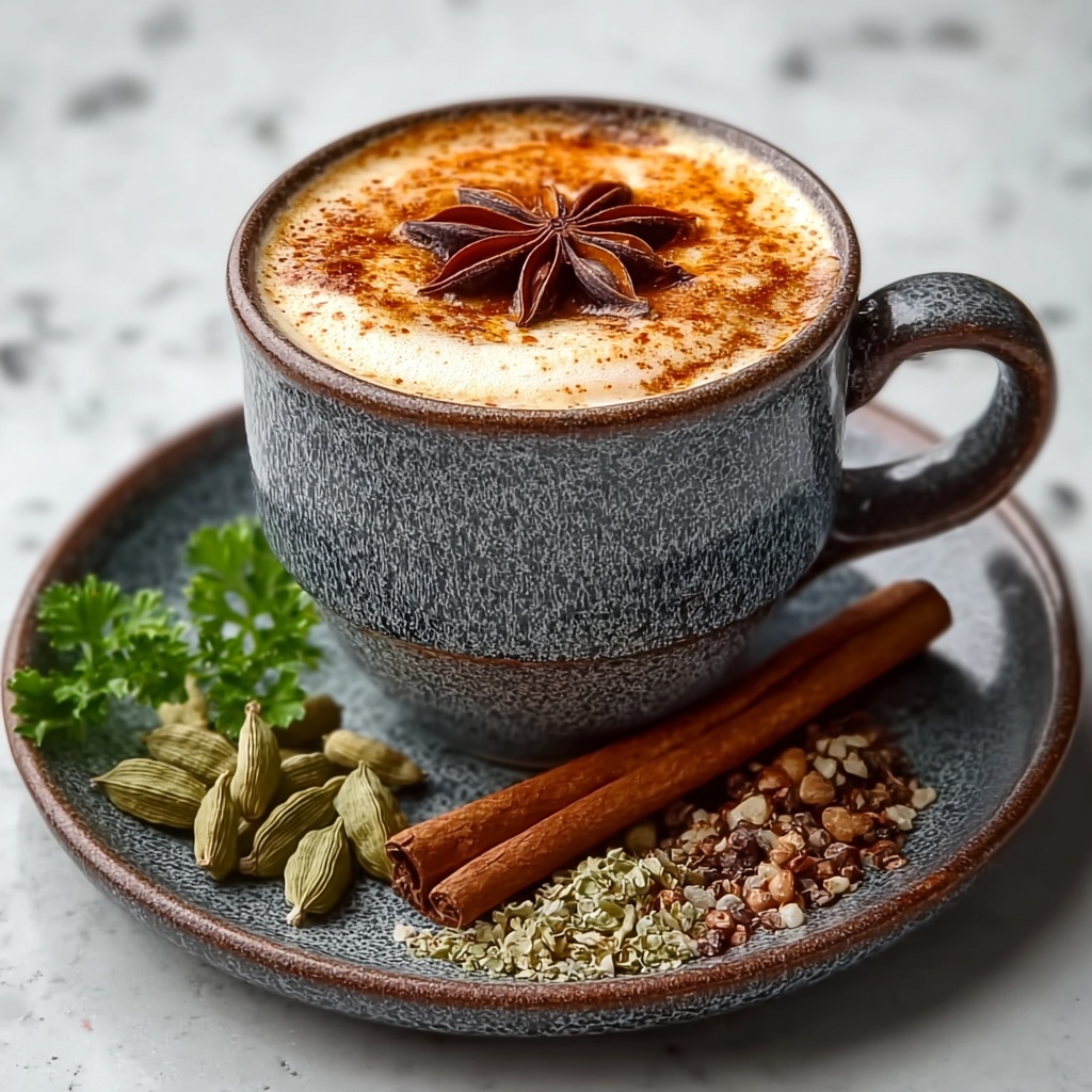 Indian Masala Chai Ghost Latte Recipe - Recipe Image