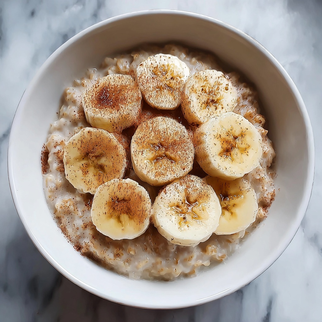 No Sugar Added Breakfast Banana Oatmeal Recipe - Recipe Image