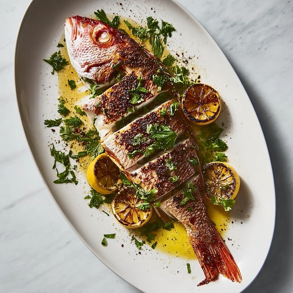 Grilled Red Snapper: Simple, Flavorful Perfection Recipe - Recipe Image