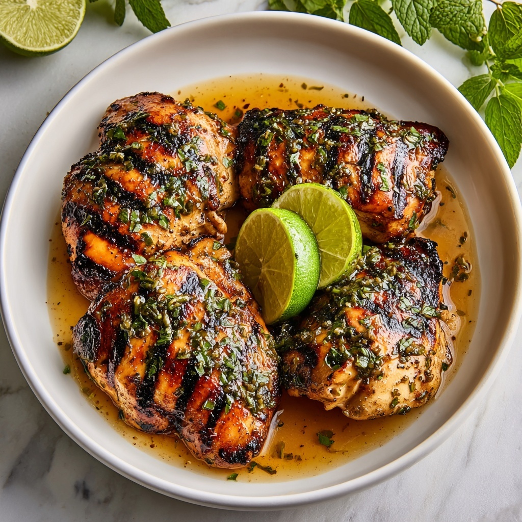 Charred Cilantro Lime Chicken Thighs Recipe - Recipe Image