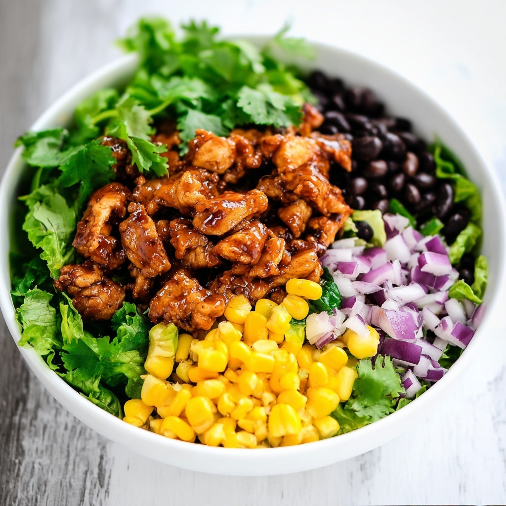 BBQ Chicken Salad Recipe - Recipe Image