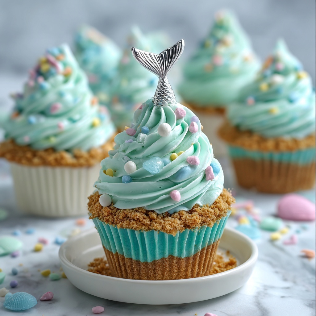 Mermaid Tail Cheesecake Cups Recipe - Recipe Image