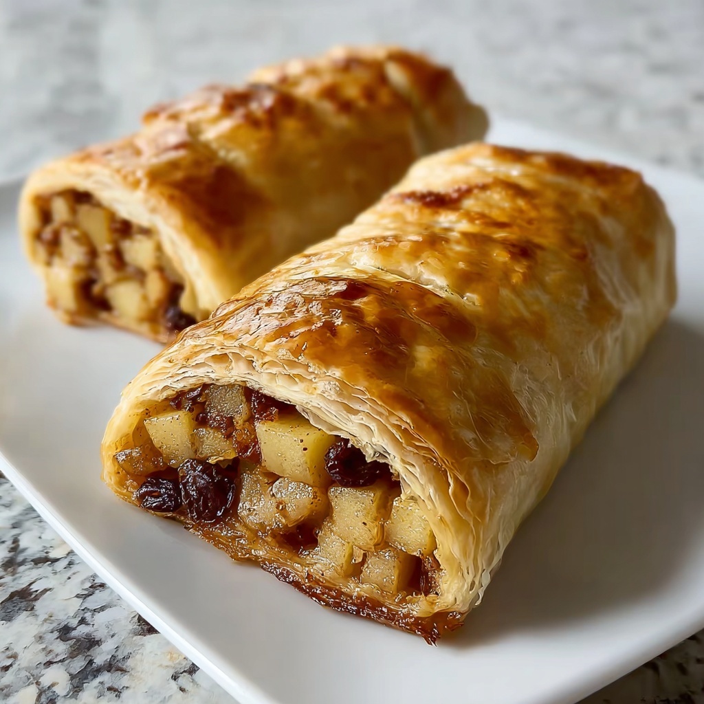 Easy Apple Strudel: 5 Steps to Delightful Comfort Recipe - Recipe Image