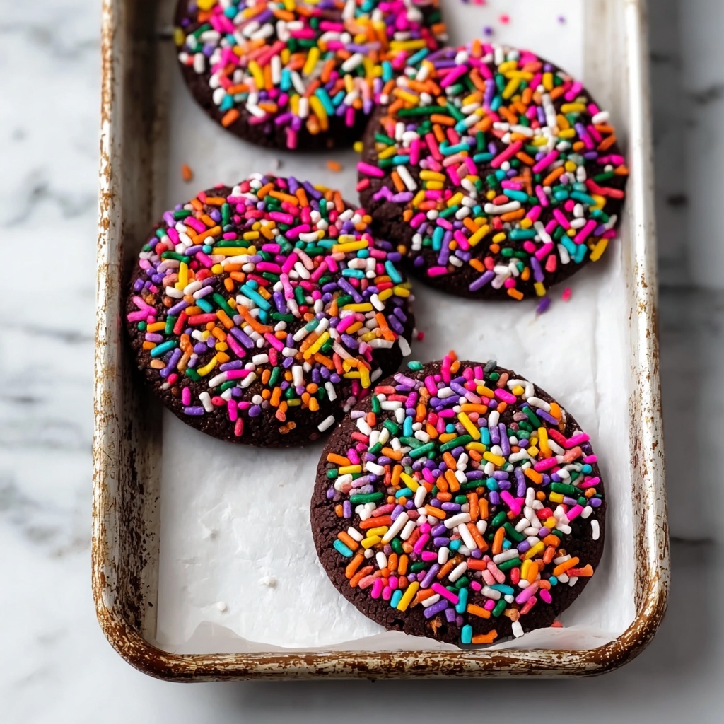 Chocolate Sprinkle Cookies Recipe - Recipe Image