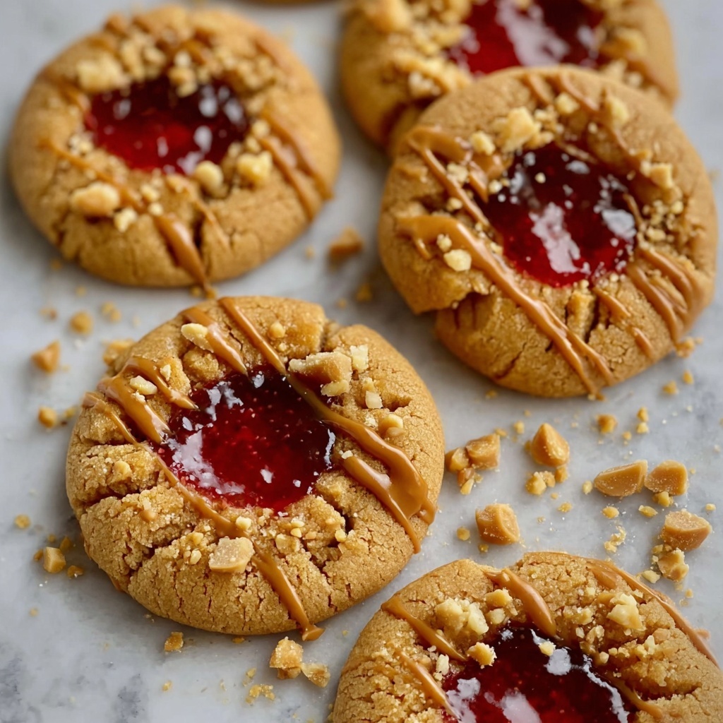 Peanut Butter and Jelly Cookies Recipe - Recipe Image