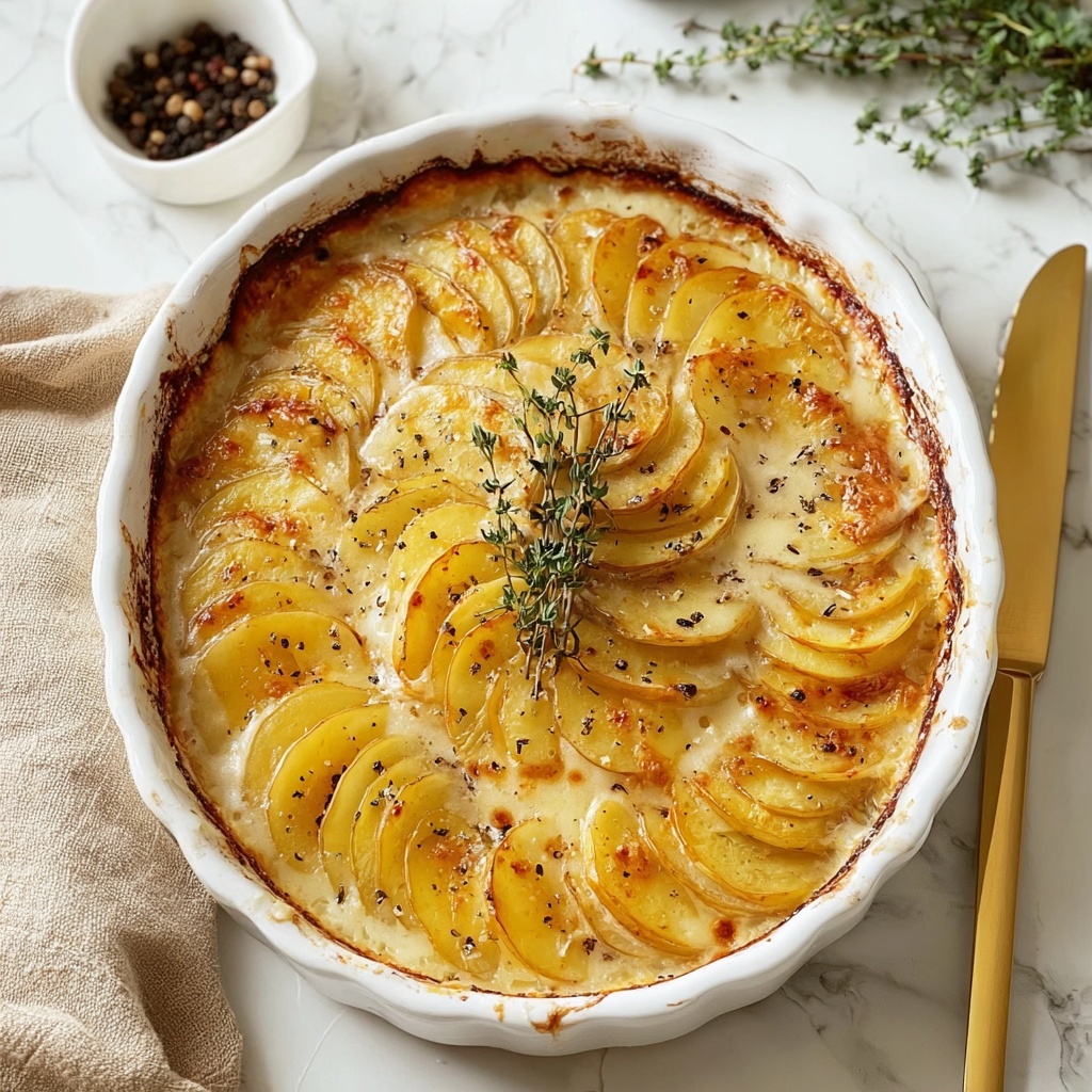 Classic Scalloped Potatoes Recipe - Recipe Image
