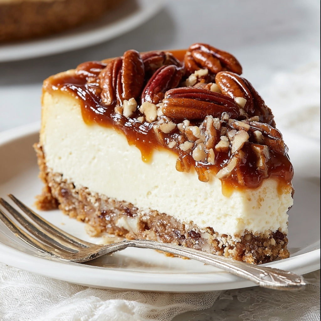 Pecan Pie Cheesecake Recipe - Recipe Image