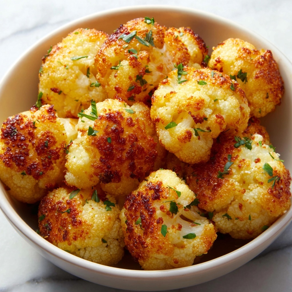 Parmesan Cauliflower Bites: Deliciously Healthy Snack Recipe - Recipe Image