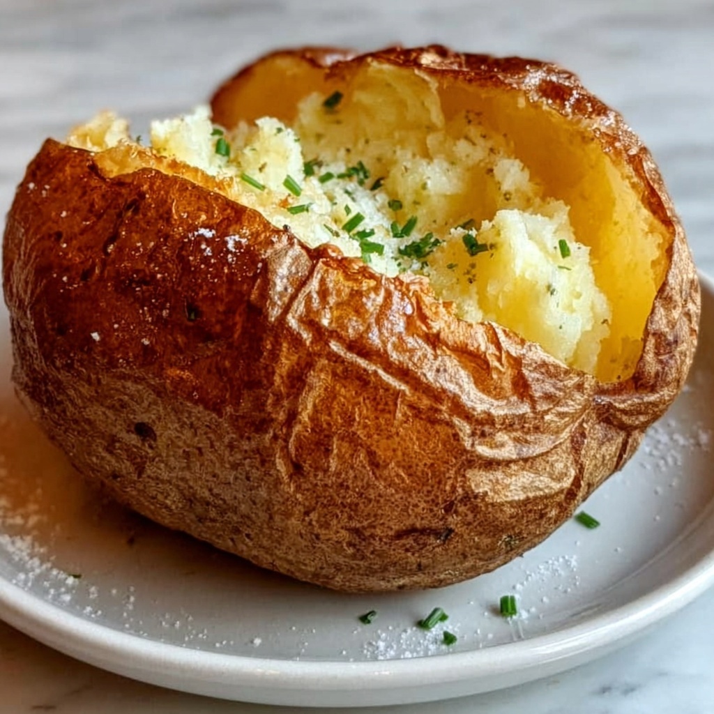 Crispy Air Fryer Baked Potato Recipe - Perfectly Fluffy! Recipe - Recipe Image