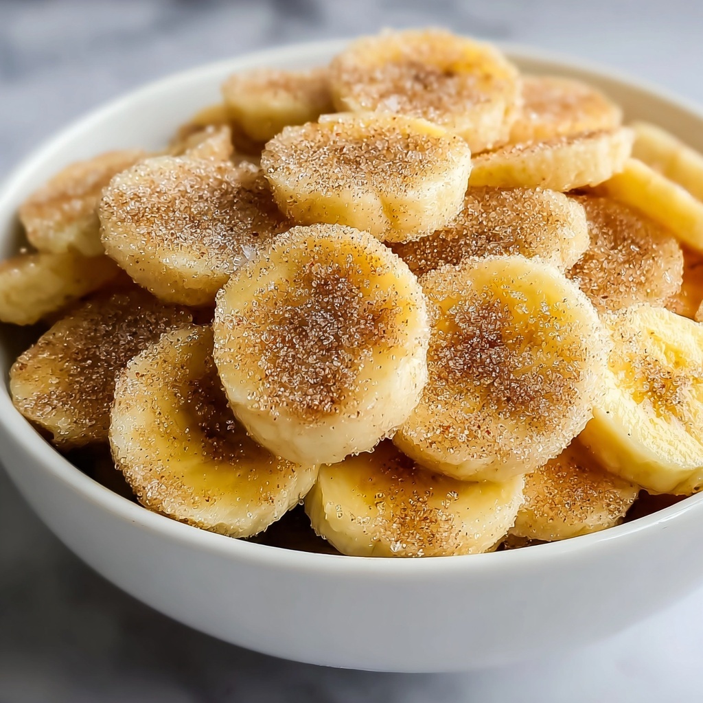 Cinnamon-Sugar Air Fryer Banana Chips Recipe - Recipe Image