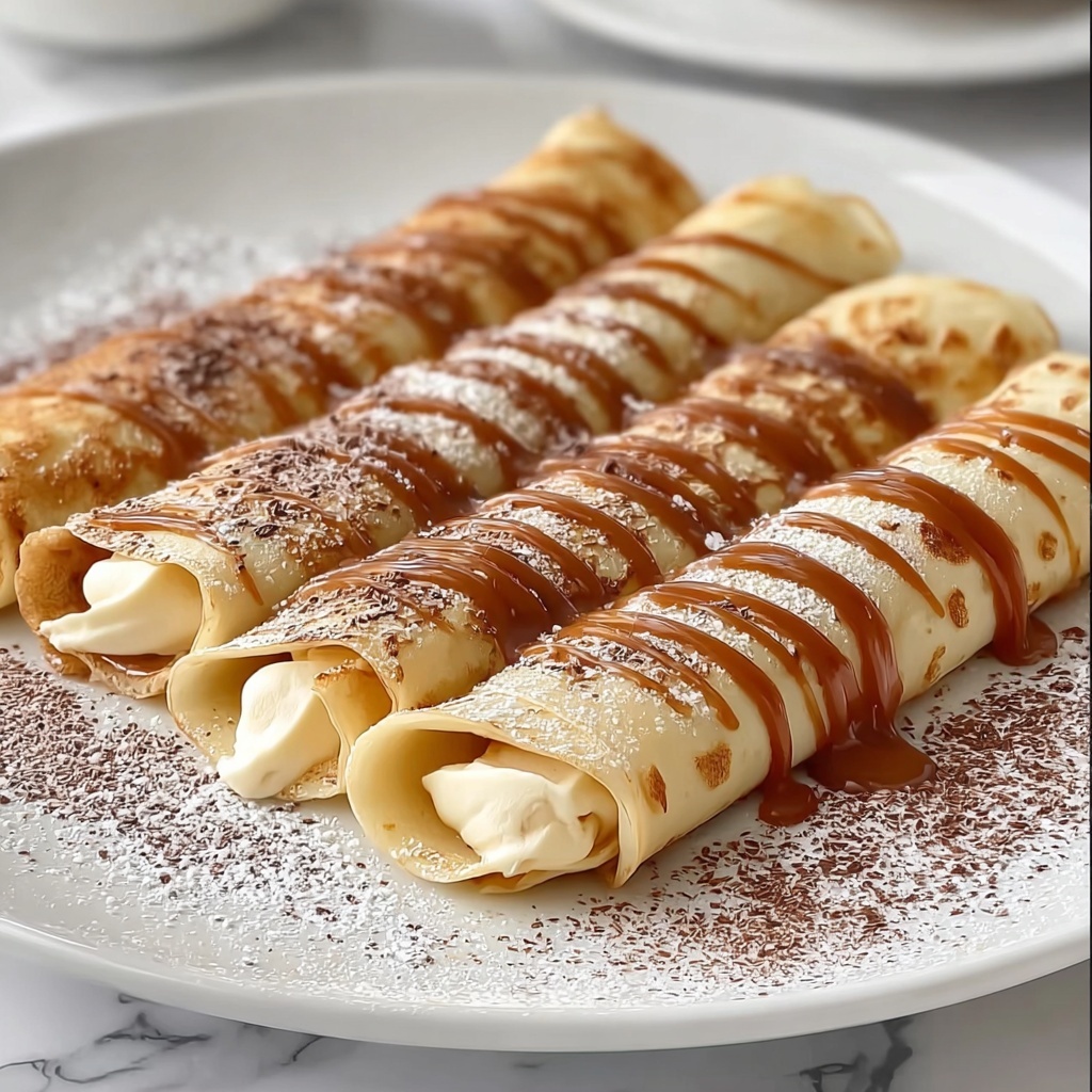 Cinnamon Roll Protein Crepes Recipe - Recipe Image
