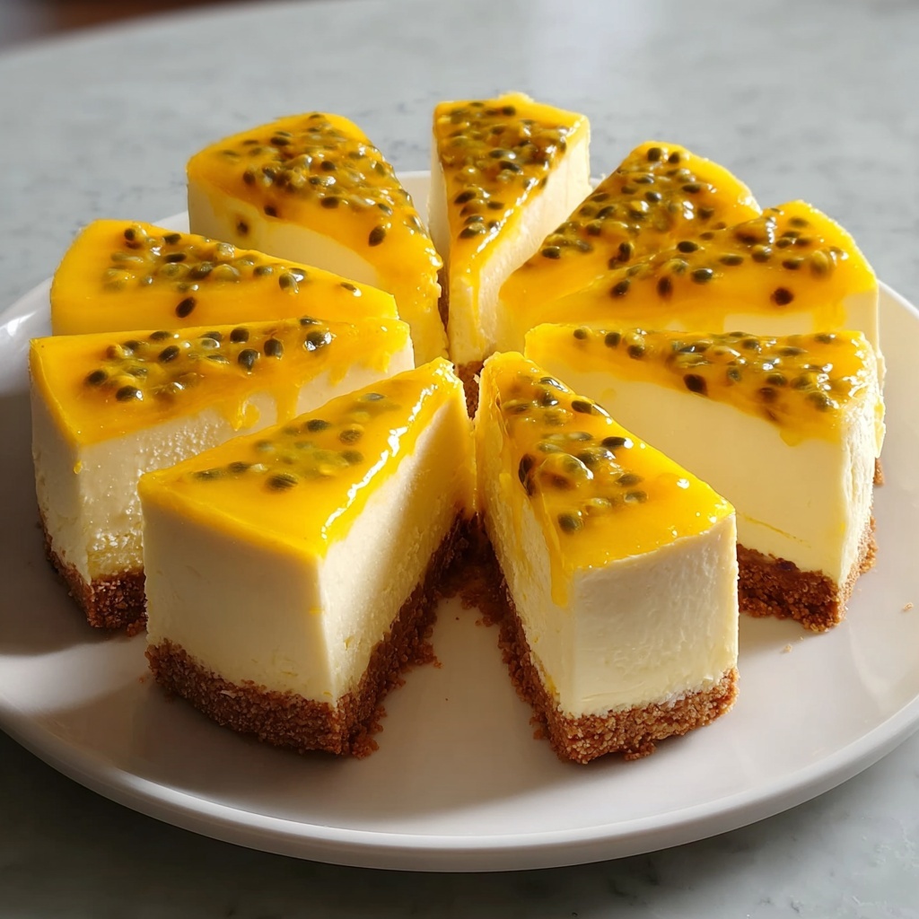 Passionfruit Cheesecake Recipe - Recipe Image