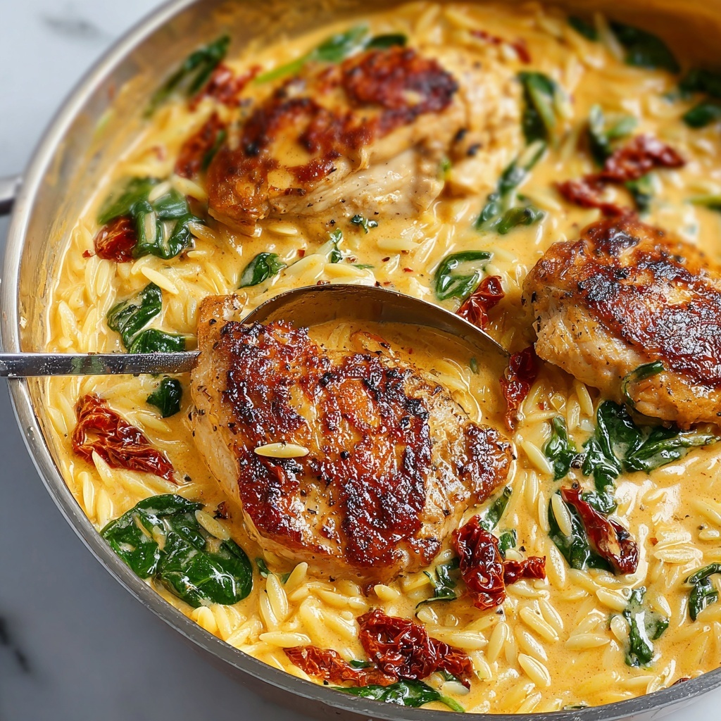 Marry Me Chicken Orzo {One Pot} Recipe - Recipe Image