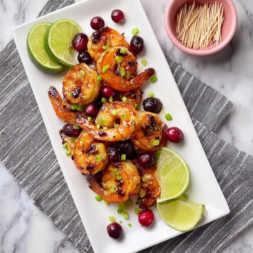 Spicy Cranberry Shrimp Skewers Recipe - Recipe Image