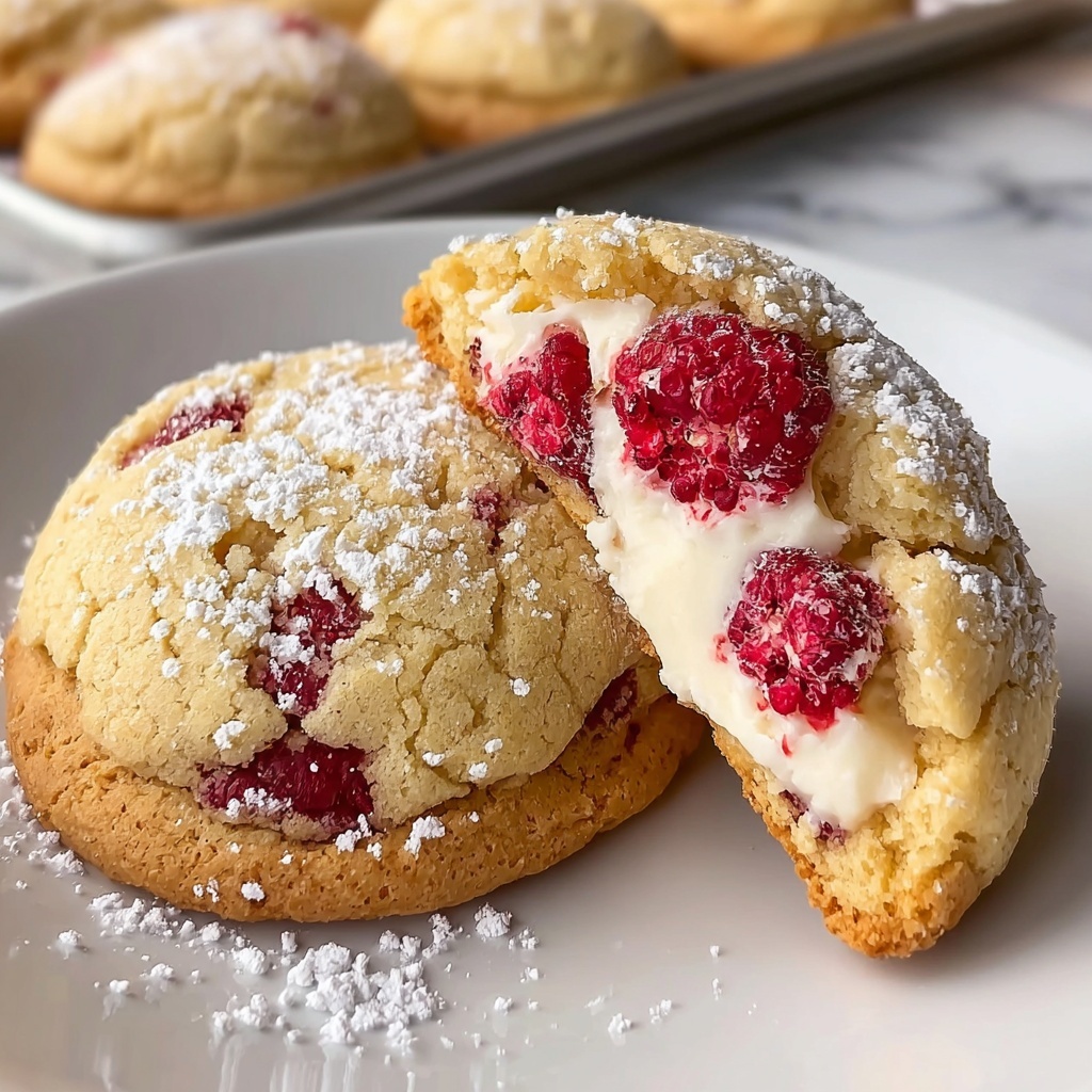 Raspberry Cheesecake Cookies: 5 Steps to Sweet Bliss Recipe - Recipe Image