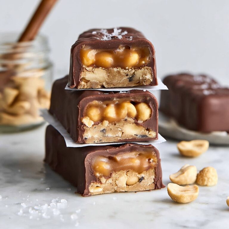 Vegan No-Bake Snickers Bars Recipe