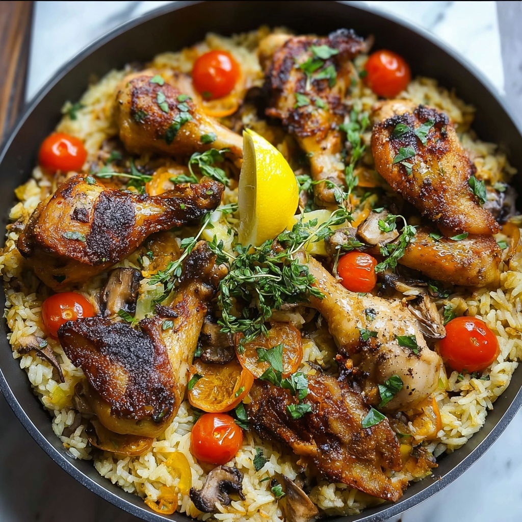 Greek Lemon Chicken with Rice Recipe