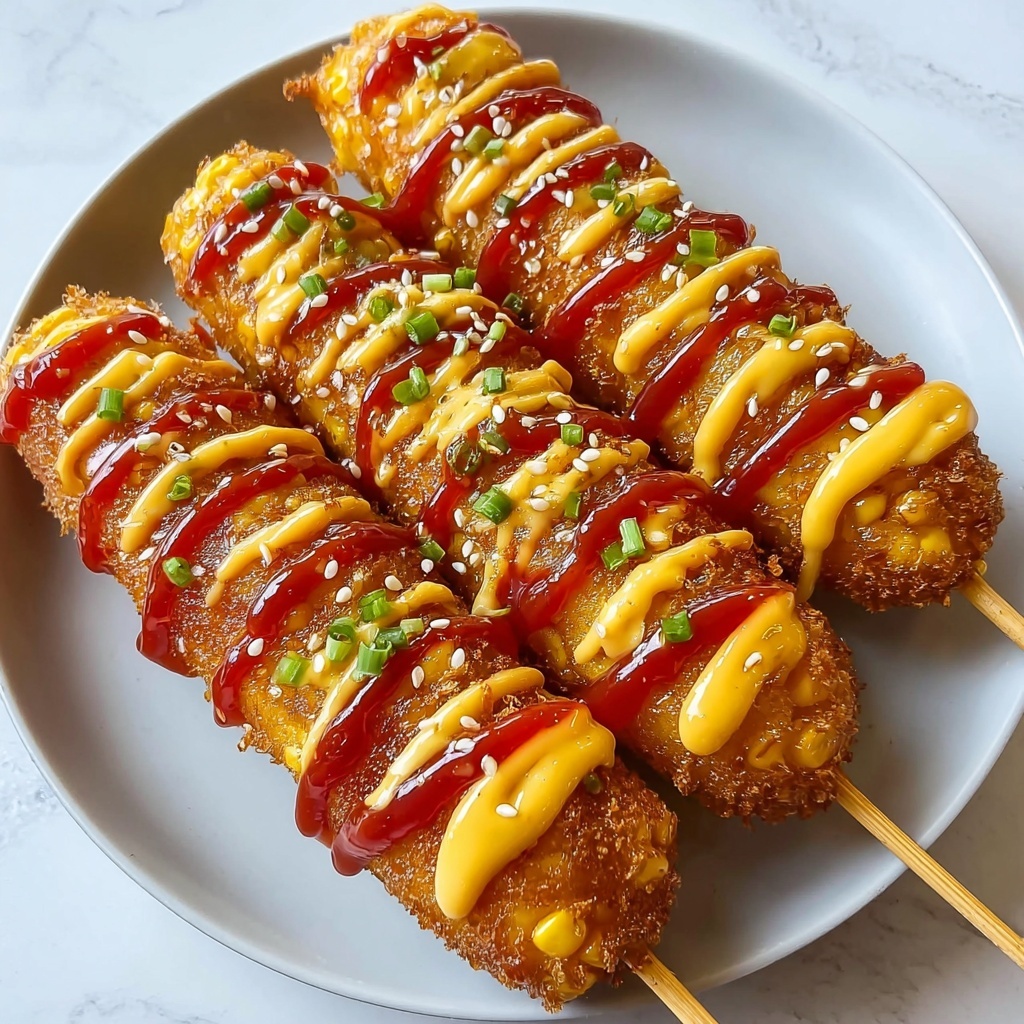 Delicious Korean Corn Dog Recipe You Can Make at Home Recipe - Recipe Image