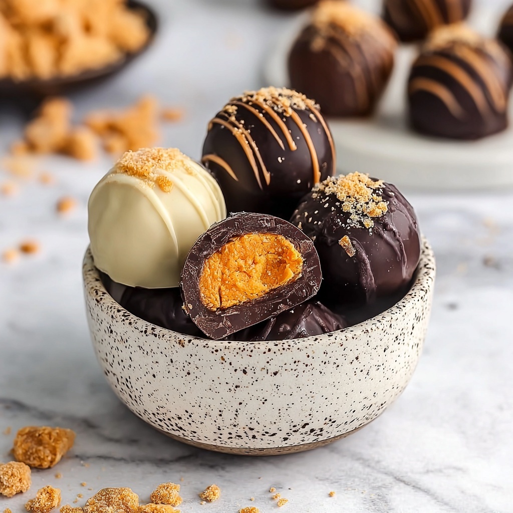Pumpkin Pie Truffles: No-Bake Bliss for Fall Sweet Cravings Recipe - Recipe Image