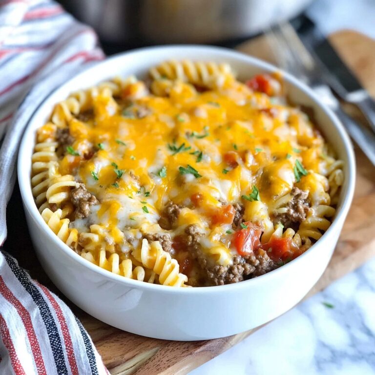 One Pot Cheeseburger Casserole Recipe