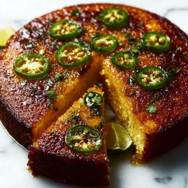 Spicy Sweet Jalapeño Cornbread with a Zesty Lime Twist Recipe