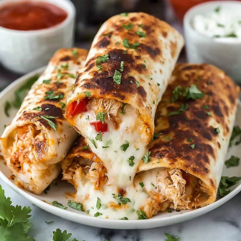 Baked Chicken Chimichangas: Easy and Delicious Recipe