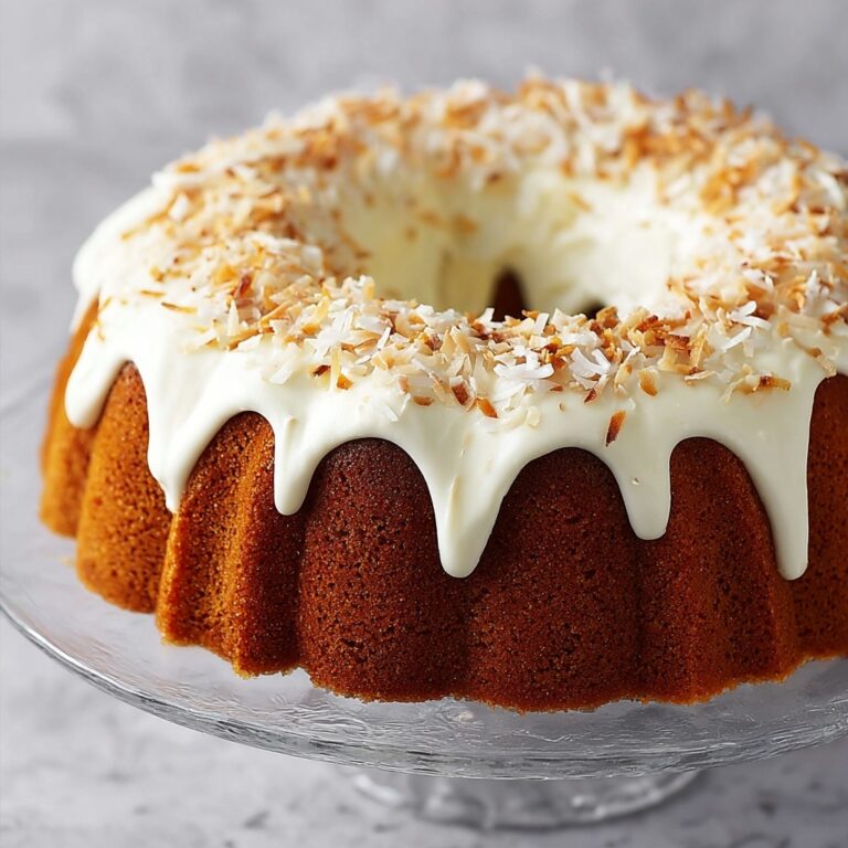 Coconut Bundt Cake with Coconut Frosting Recipe