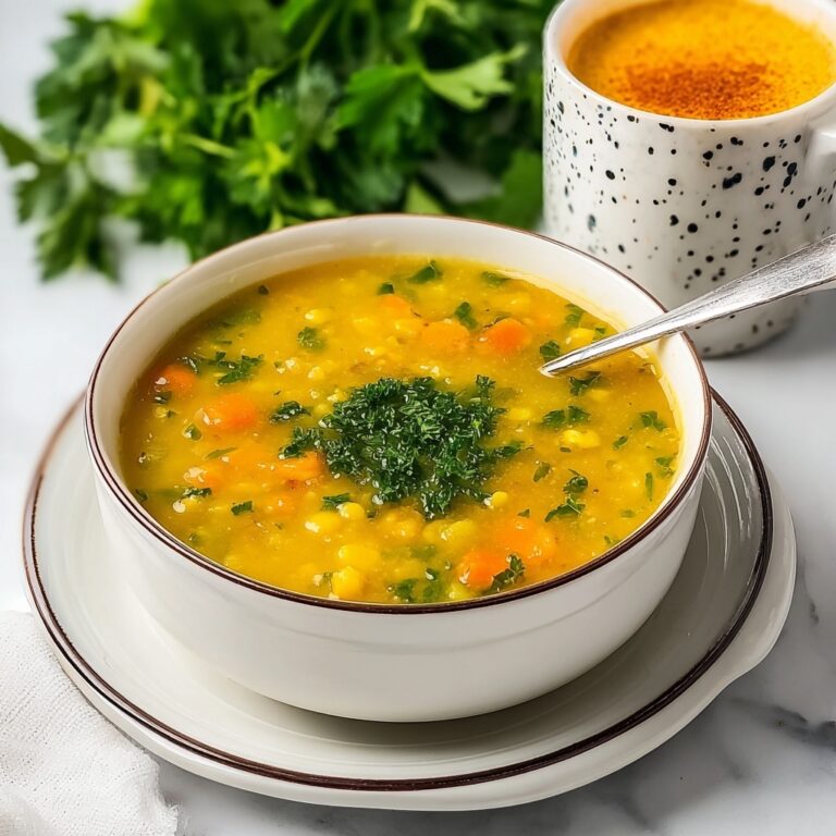 Detox Turmeric Lentil Soup Recipe