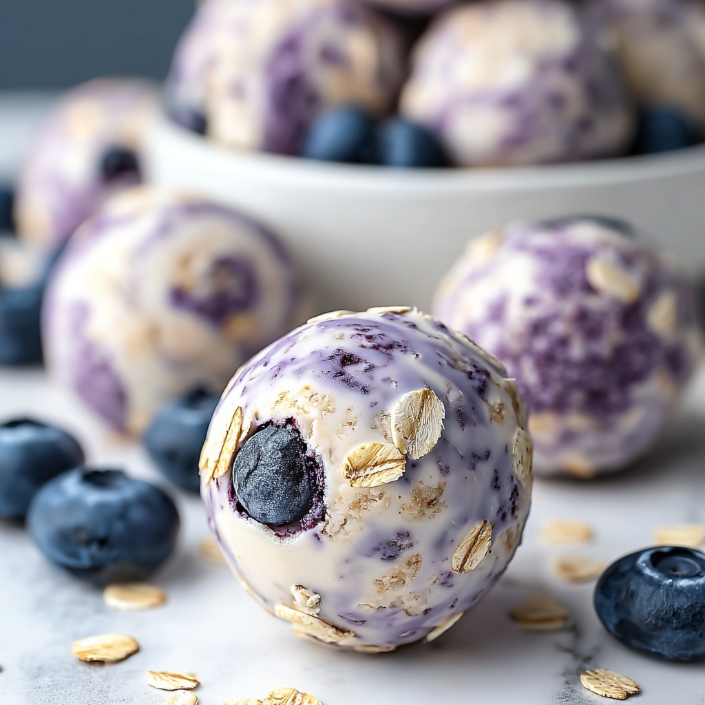Blueberry Cheesecake Protein Bites Recipe - Recipe Image