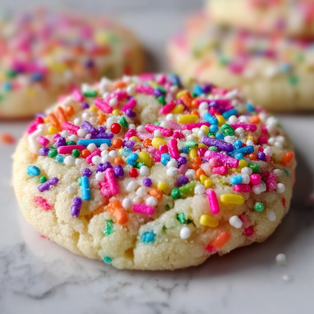 Chewy Sprinkles Cookies: 7 Delightful Bites of Nostalgia Recipe - Recipe Image