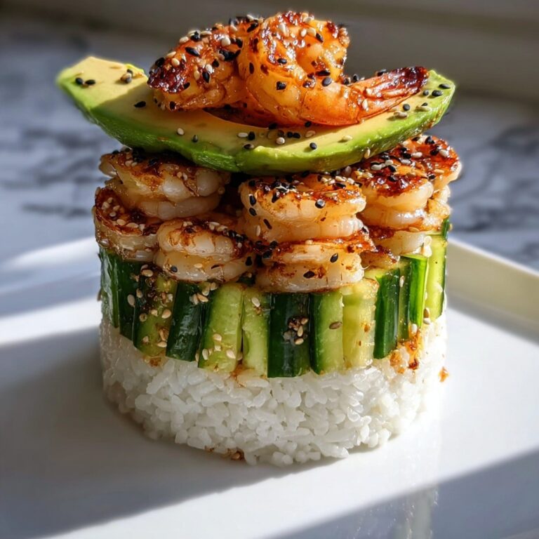 Spicy Shrimp Sushi Stacks: 5 Layers of Flavorful Delight Recipe