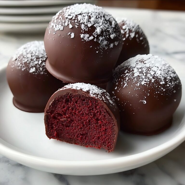 No Bake Red Velvet Cake Balls Recipe