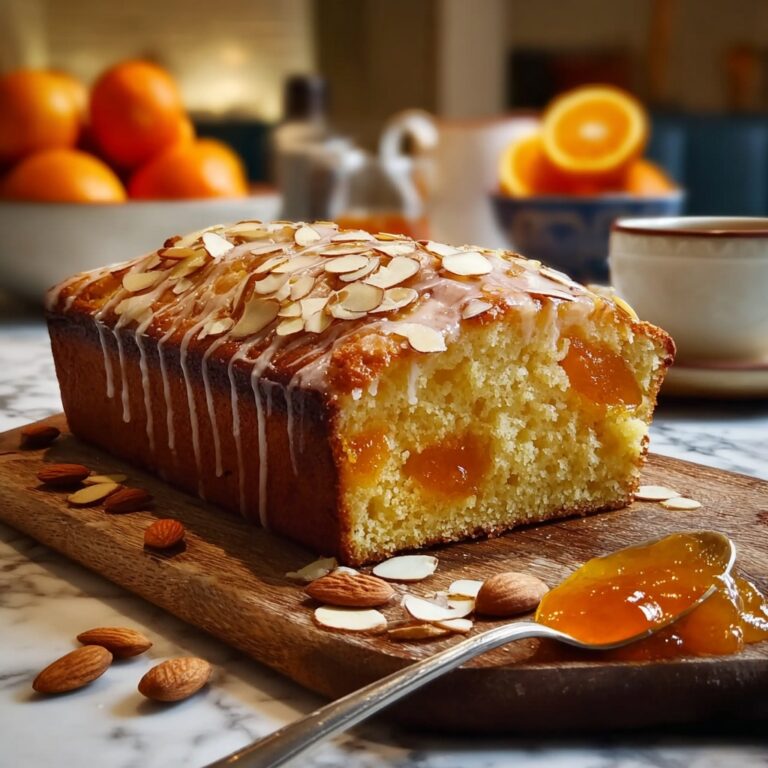 Sticky Apricot & Almond Cake with Honey Drizzle Recipe