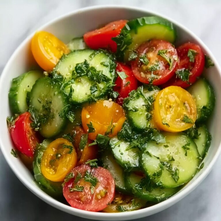 Cucumber, Tomato & Avocado Salad Recipe